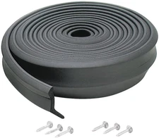 M-D Building Products 03723 9 Ft. Black Rubber Garage Door Bottom Seal