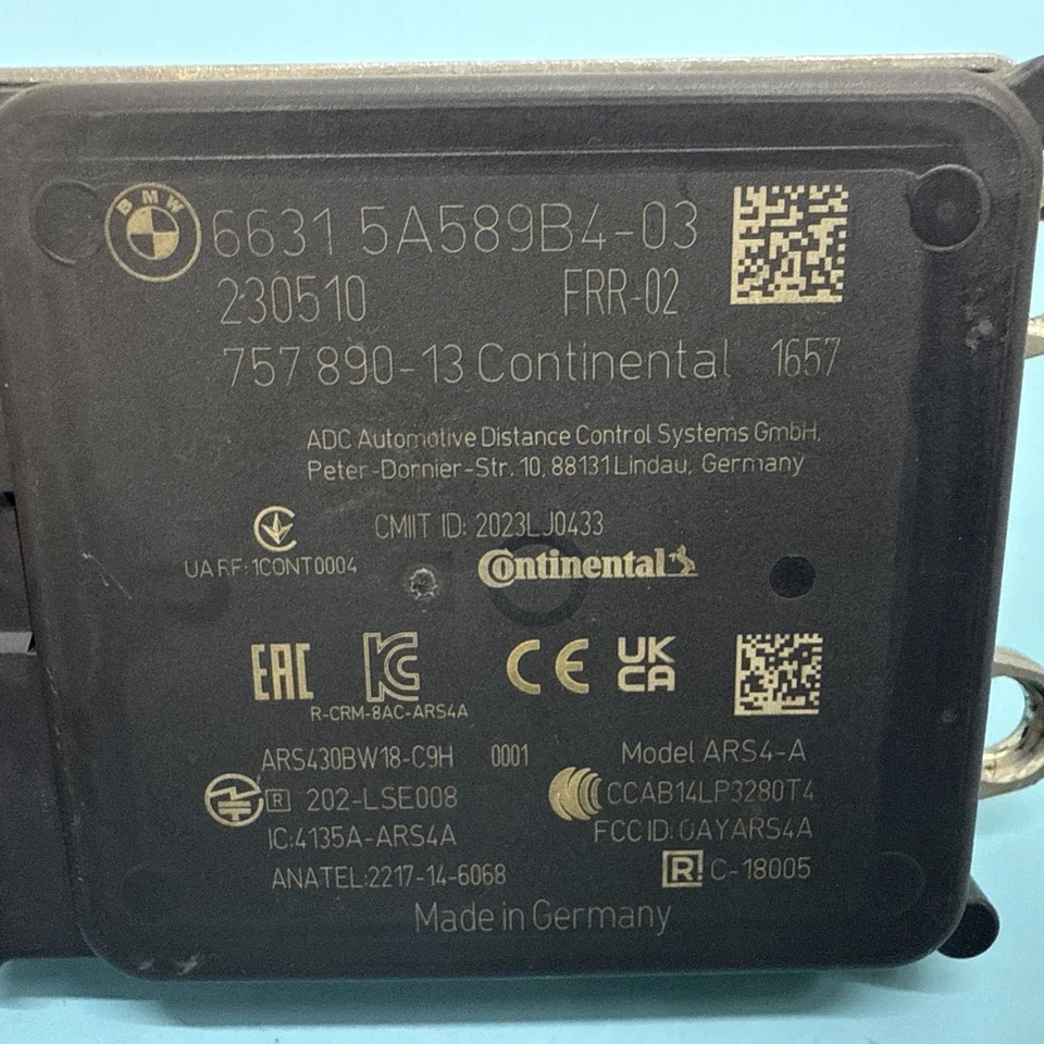 BMW 330i M340i 840i M8 M850i X3 X4 X4M X5 X7 Radar Distance Sensor 66315A589B4 Foto 2 de 4