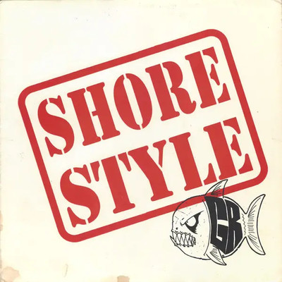 LP Get Real Shore Style SINGLE SIDED, GREEN MARBLE VINYL NEAR MINT Broken Gl