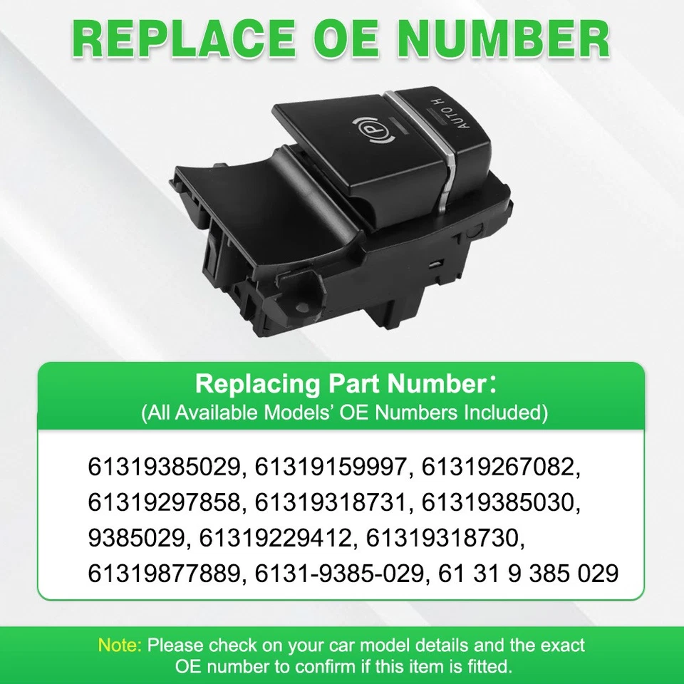 Electric Brake Button Parking Switch 11 Pins For BMW 5 Series F10 F18 2011-2016 - image 3 of 4