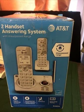 AT&T EL52219 2 Handset Cordless Answering System Caller ID Call Waiting New 