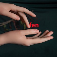 Silicone Lifelike Female Hand Finger Mannequin Display Jewelry Model Parts