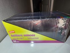 STAPLES Slim Jewel Cases 40 Clear 10 Assorted 5 MM Thick 50 Pack CD/DVD SEALED