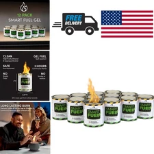 Freestanding Tabletop Fire Feature Fuel 12 Pack - 3 Hour Burn Time