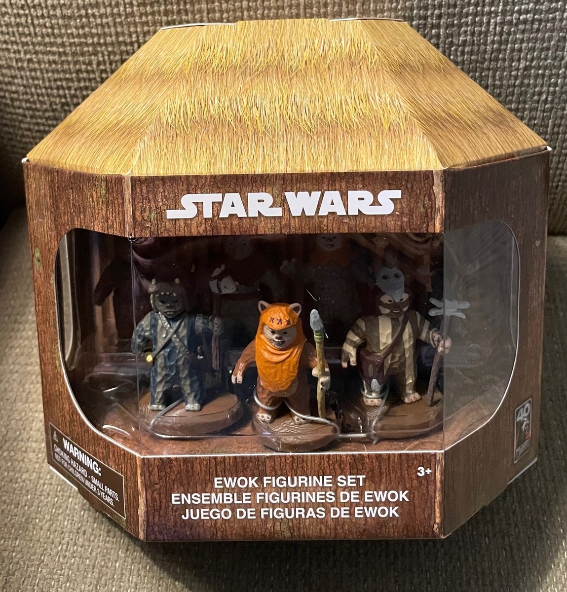Disney Star Wars Ewok Figurine Set Return of the Jedi 40th