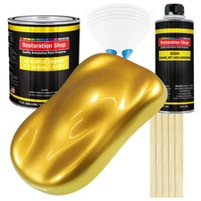 Restoration Shop Saturn Gold Firemist Acrylic Enamel Gallon Kit, Auto Paint