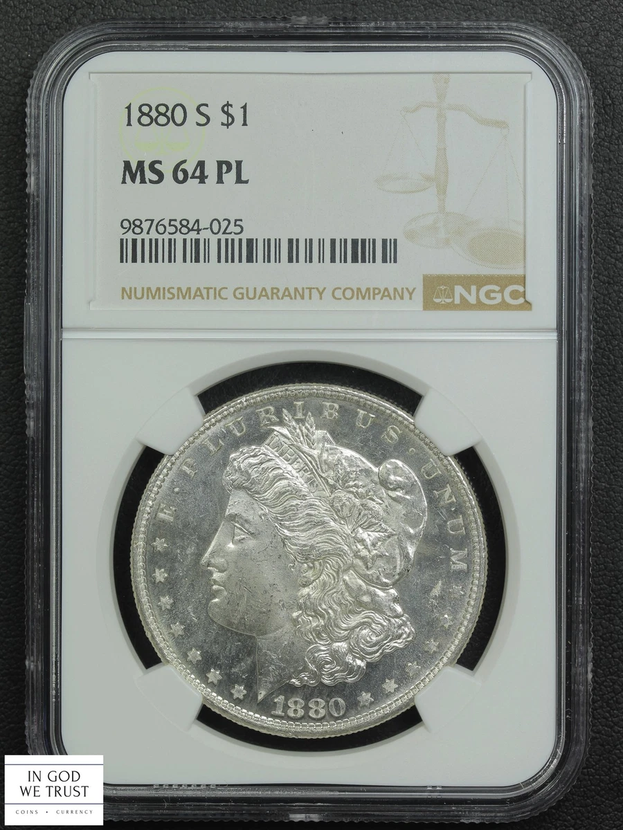 MS 64 Graded 1880 Year Morgan US Dollars (1878-1921) for sale | eBay