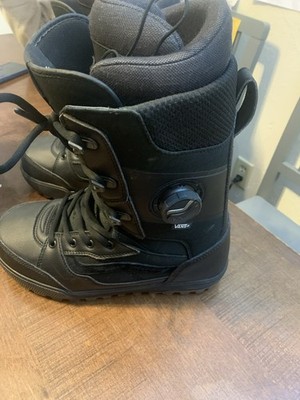 Sz 9 - VANS INVADO PRO x BOA Snowboard Boots Black Gum