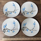 Vintage 1950s Red Wing Pottery 6.5” Bread Dessert Plates Group Of 4 Mcm