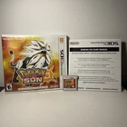Pokemon Sun (Nintendo 3DS) - CIB Complete - Tested & Working - Authentic