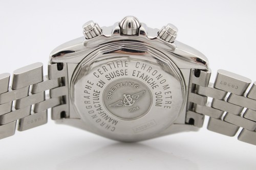Breitling Chronomat Evolution Diamante Incrustado 44 mm Acero Esfera MOP A13356 - Imagen 11 de 11