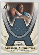 2004 SP Game Used Edition Awesome Authentics 80/100 Byron Leftwich #AA-BL 0f9