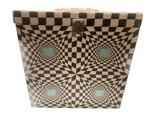 Vintage Platter-Pak Psychedelic Op Art 33 RPM LP Record Holder