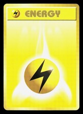 Lightning Energy Base Set LP Japanese Pokemon Card TCG