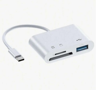 USB C SD Kartenleser, Micro SD auf Typ C OTG Adapter für SDHC SDXC
