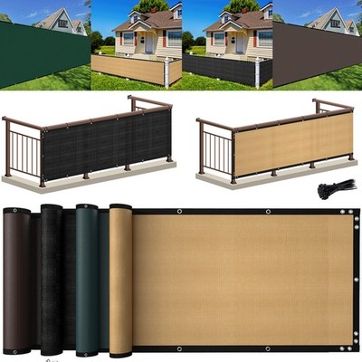 3' 4' 5' 6' 8' x50' Privacy Fence Screen Windscreen Garden Yard Mesh Shade Cover