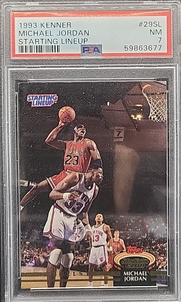 1992-93 Topps Kenner Starting Lineup - Michael Jordan #29SL for