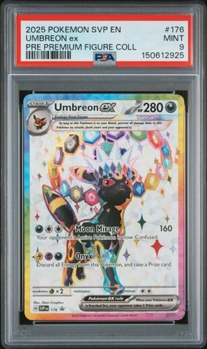 2025 POKEMON SVP PROMO PREMIUM FIGURE COLLECTION #176 UMBREON EX PSA 9