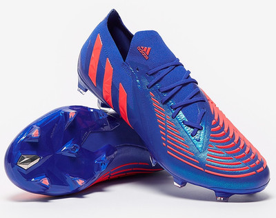 Adidas Predator Edge.1 Firm Ground FG Soccer Cleats - Men s Size 10.5  Blue/Pink