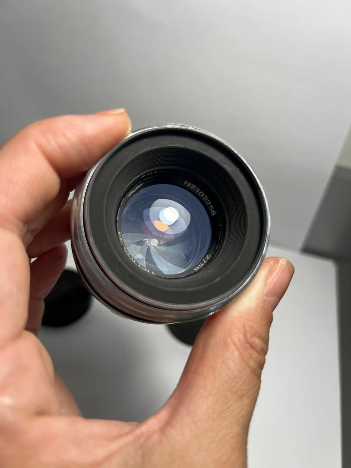 KMZ Helios-44 Silver 13 blades, 58mm F/2.0, M42 mount, USSR Lens FULLY SERVICED - Image 3 of 4