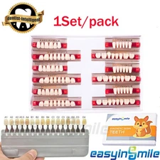 3/8/16 et Dental Acrylic Resin Denture Teeth Upper Lower Full Sets A1/A2/A3Shade