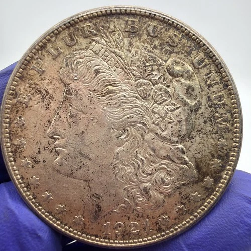 1921 S $1 Morgan 90% Silver Dollar Coin - Beautiful Detailed Coin A25