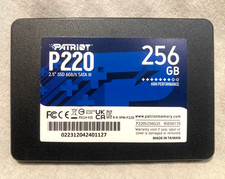 Patriot P220 2.5 SATA III SSD P220S256G25 - Tested Low Hours 100%