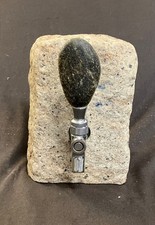 FUNKY ROCK DESIGNS Stone Drink Dispenser | Gray Granite Liquor Booze Bottle Tap