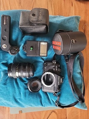 Pentax Super A Analoge Spiegelreflexkamera mit Objektiv Pentax-A