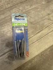 1/4 x 1-3/4" Hex Head Stainless Steel Concrete Screw Tapcon (8 Pack)