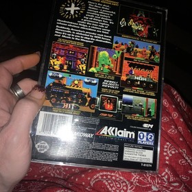 Revolution X (Sega Saturn) Complete CIB W Reg Card - Tested - Authentic