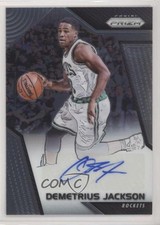 2017-18 Panini Prizm Signatures Demetrius Jackson #SG-DJ Auto 6fs