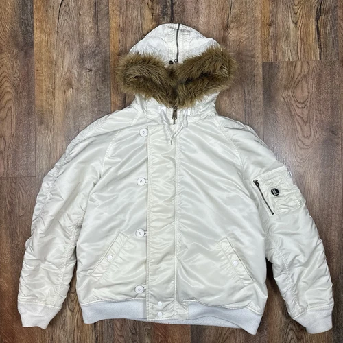 parka suprême N 2B blanche FW14(XL)