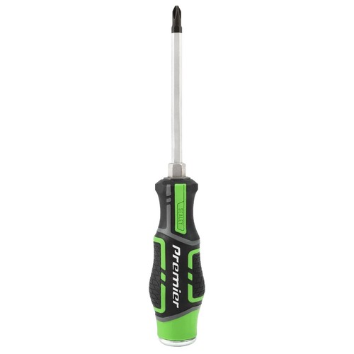 Sealey Hammer-Thru Screwdriver Set Hi-Vis Green 6pc AK4940HV - Picture 7 of 7