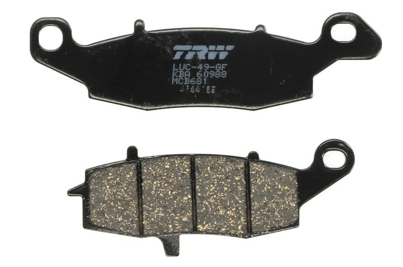 Plaquettes de frein TRW MCB681 pour rouler sous la pluie en moto W 0.7 1999