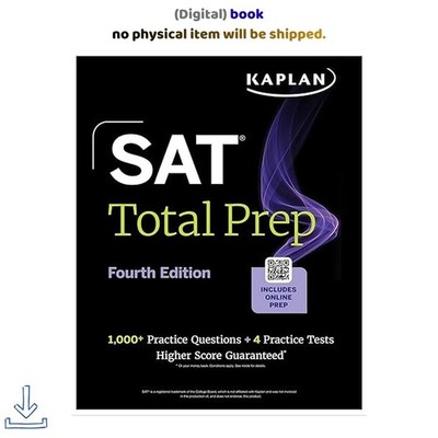 SAT Total Prep, Fourth Edition: Includes 4 Full, Kaplan Test Prep 2026