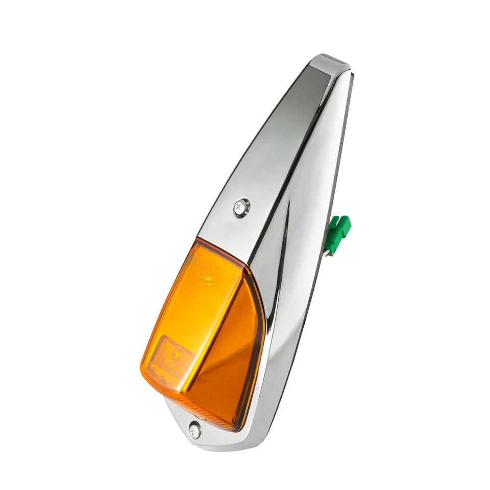 Lámpara marcadora delantera techo cabina cromada ámbar LED ámbar Kenworth T680 T880 20 piezas apta para Kenworth T680 T880 Foto 3 de 4