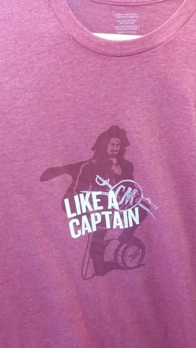 T-shirt Captain Morgan bevanda al liquore LIKE A CAPTAIN PRINT ~ GRANDE (costumi) - Foto 2 di 5