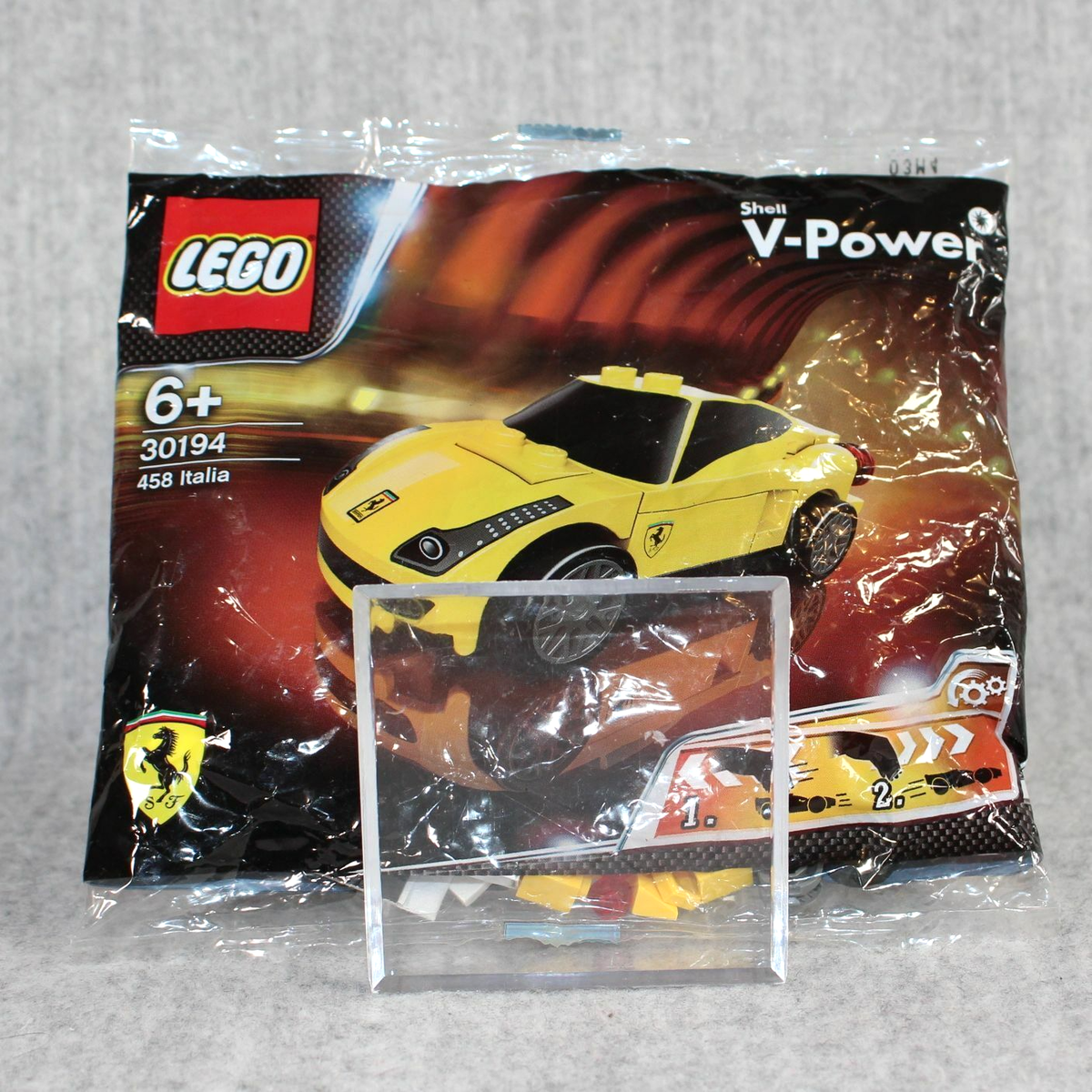 LEGO SHELL 30194 V-Power 458 Italia Ferrari Race Car Polybag LEGO SHELL 30194 V-Power 458 Italia Ferrari Race Car Polybag