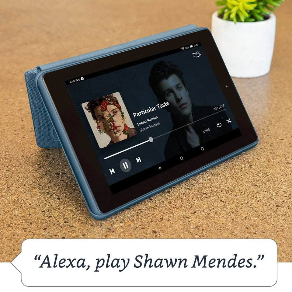 Amazon Fire 7 tablet 7 inch display 32 GB + COVER Twilight Blue BUNDLE BRAND NEW - Image 3 of 4