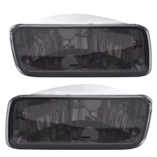 Smoke Lens Front Bumper Signal Parking Light Assembly For Chevy Camaro 1985-1992