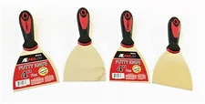 4 ATE PRO 4" FLEXIBLE STAINLESS STEEL PUTTY KNIFE KNIVES SCRAPERS DRYWALL 93533