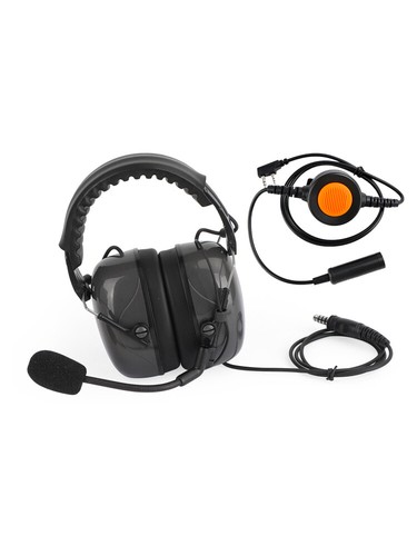 C5 Adjustable Noise Cancelling Headset 6-Pin U94 PTT For TH-D7 TH-F6 TH-K2 TH-21 - Zdjęcie 14 z 17
