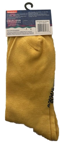 SpongeBob UNISEX SPONGE BOB Crew-Socken NEU mit Etikett Erwachsene Schuhgröße 6-13 - Bild 2 von 2