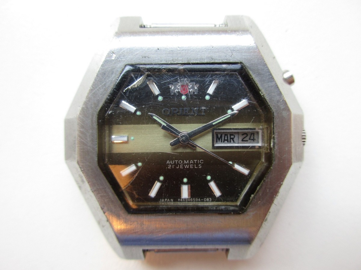 Orient cal. 46940 Japan automatic watch movement in case