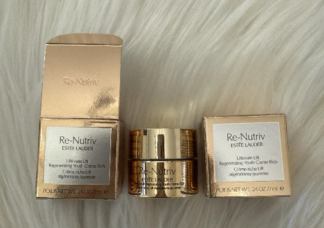2x Estée Lauder Re -Nutriv ULTIMATE LIFT Regenerating Youth Cream 0.24oz 7ml