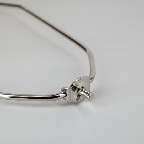 10" TALL NICKEL PLATED CUP HARP FOR HARP CUP LAMP PART NEW HAC10NPJG - Picture 3 of 5