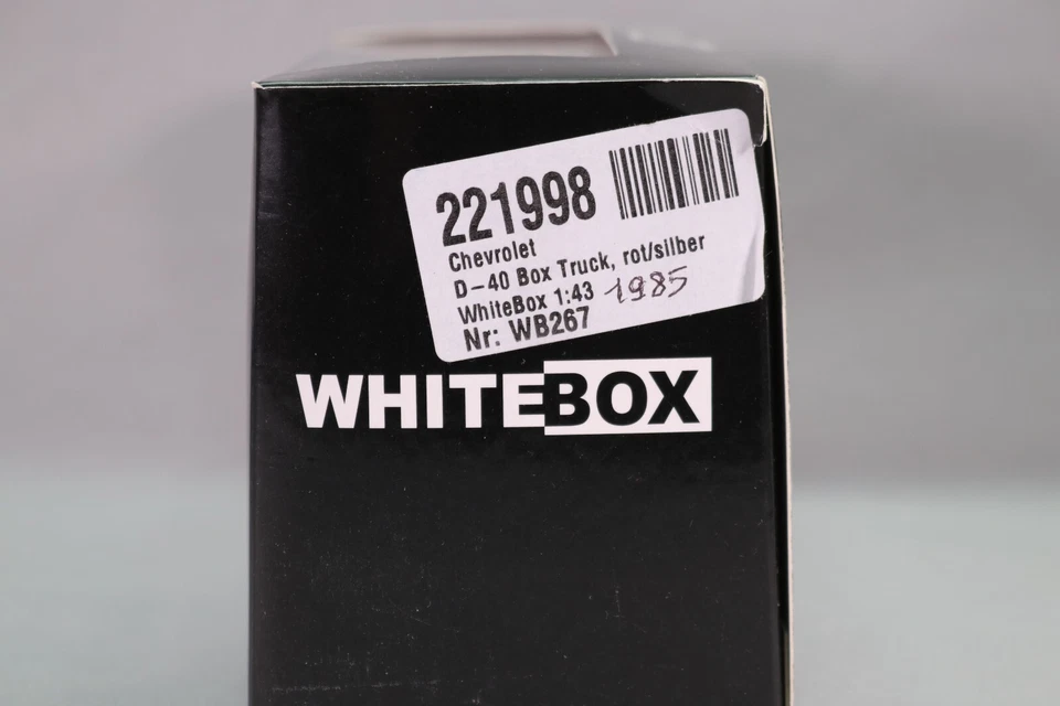 LL1768 WHITEBOX WB237 1/43 1:43 Camion Chevrolet D-40 rouge EdL - Photo 3/4