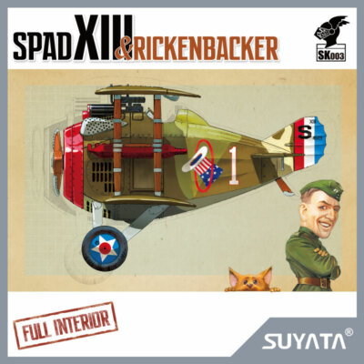 Suyata Sky Knight - SPAD XIII (130 x 164 x 88mm) & Rickenbacker