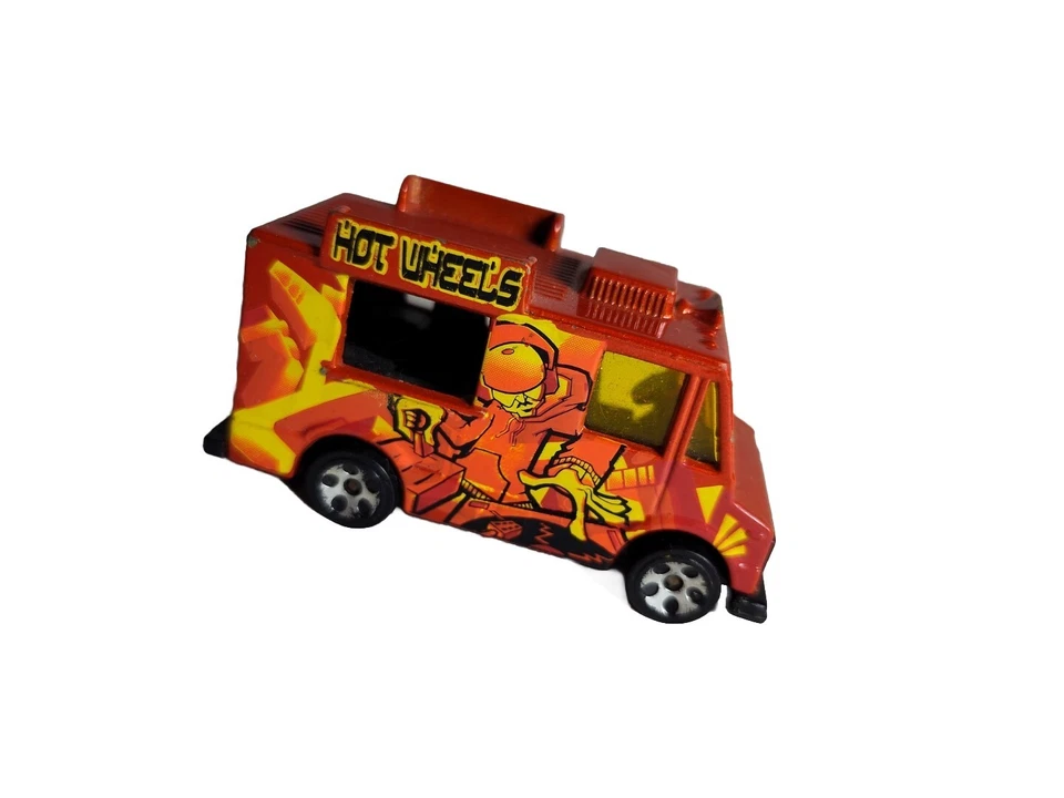 Orange 1983 Hot Wheels Mattel DJ Van Truck Diecast Fahrzeug